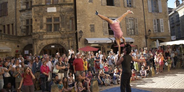 Spectacles de rue à Sarlat