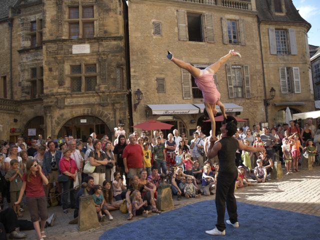 Spectacles de rue à Sarlat