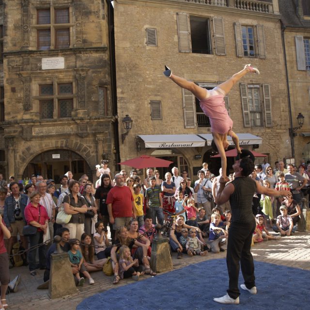 Spectacles de rue à Sarlat