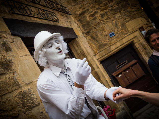 Artiste de rue à Sarlat