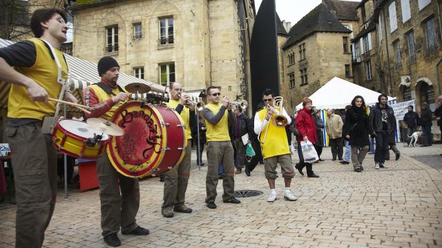 Fest'oie à Sarlat_bandas