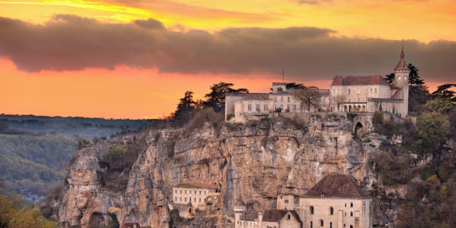 Vue sur la Cité mariale de Rocamadour