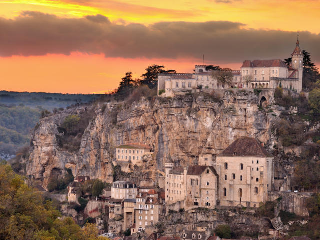 Vue sur la Cité mariale de Rocamadour