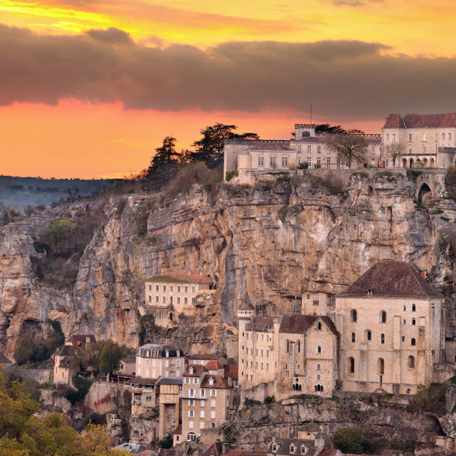 Vue sur la Cité mariale de Rocamadour