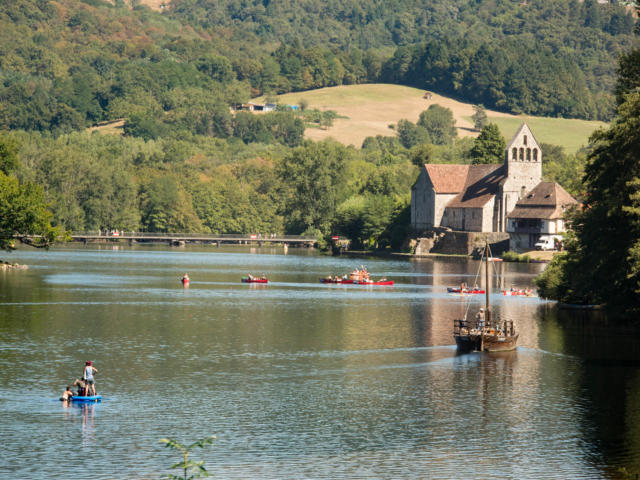 Gabare à Beaulieu-sur-Dordogne