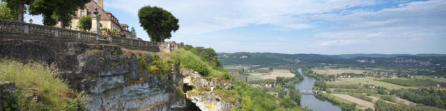 Vue sur la Vallée de la Dordogne depuis la Barre de Domme