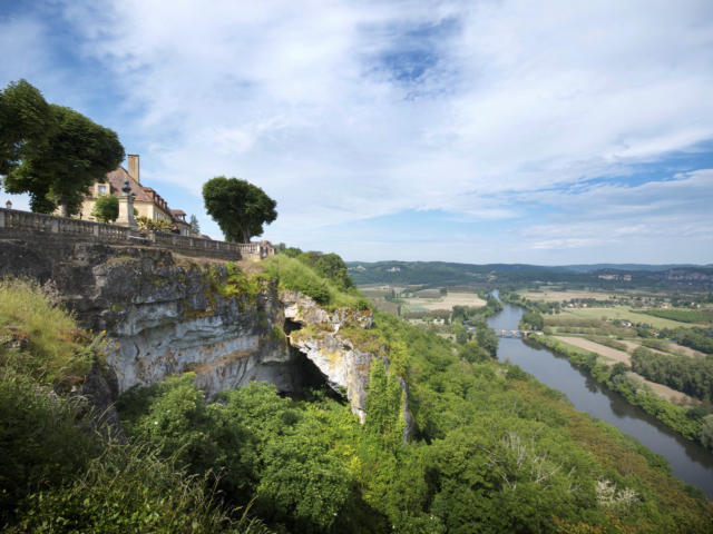 Vue sur la Vallée de la Dordogne depuis la Barre de Domme