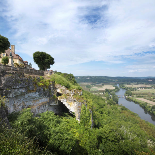 Vue sur la Vallée de la Dordogne depuis la Barre de Domme