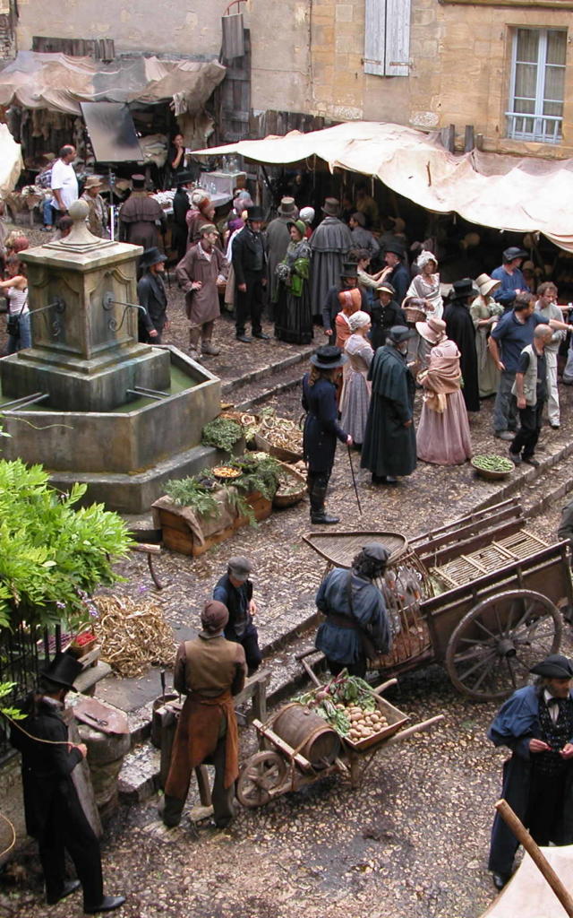 Tournage de films à Sarlat-la-Canéda