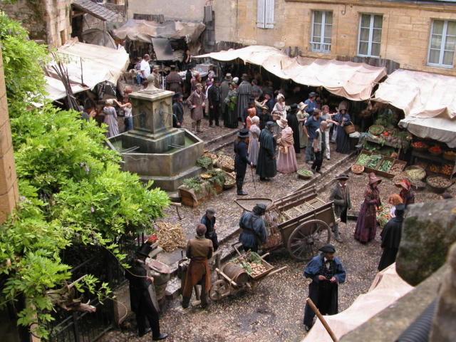 Tournage de films à Sarlat-la-Canéda