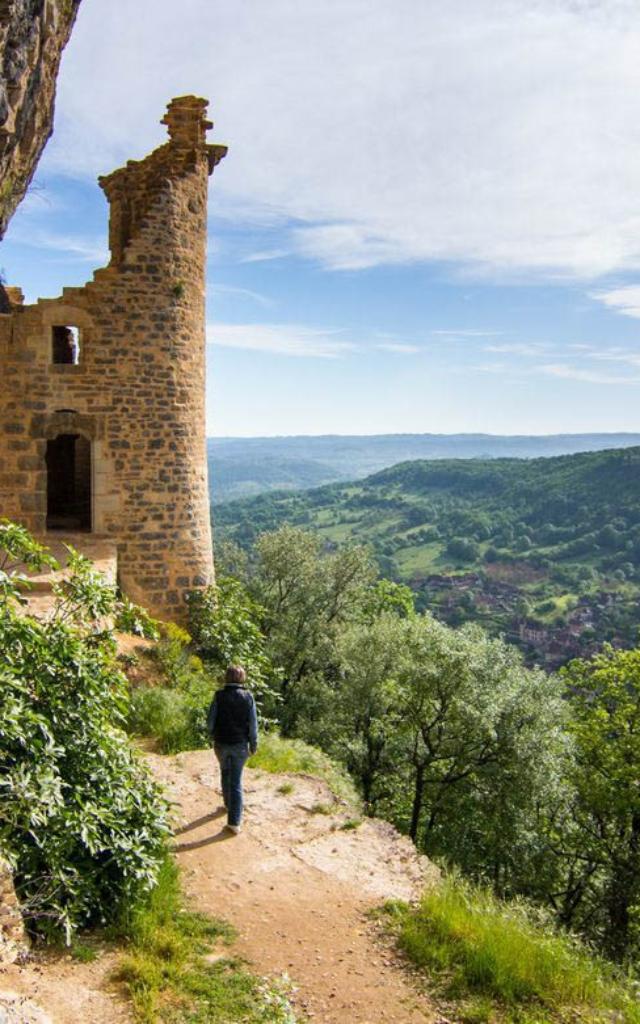 Le château des Anglais à Autoire