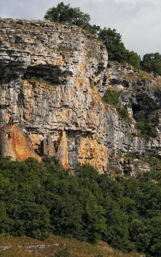 Falaises d'Autoire dans le Lot