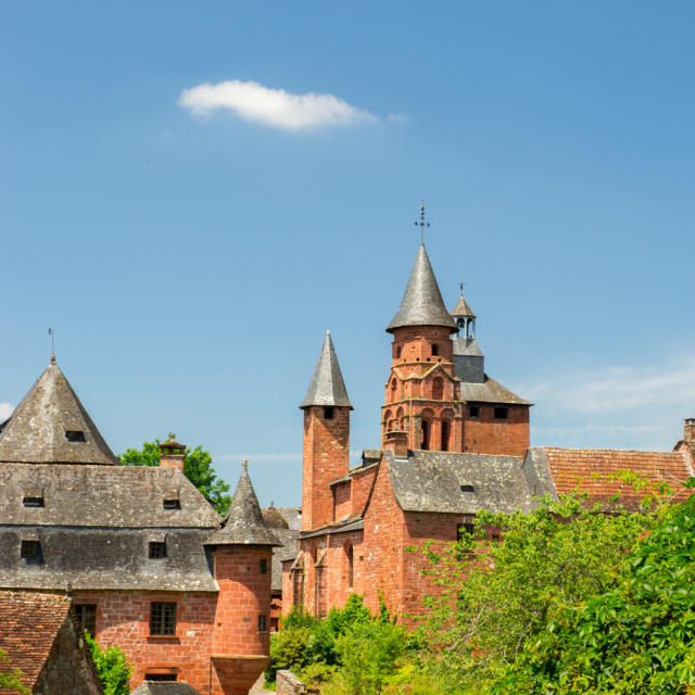 Collonges la Rouge, près de Brive, en corrèze