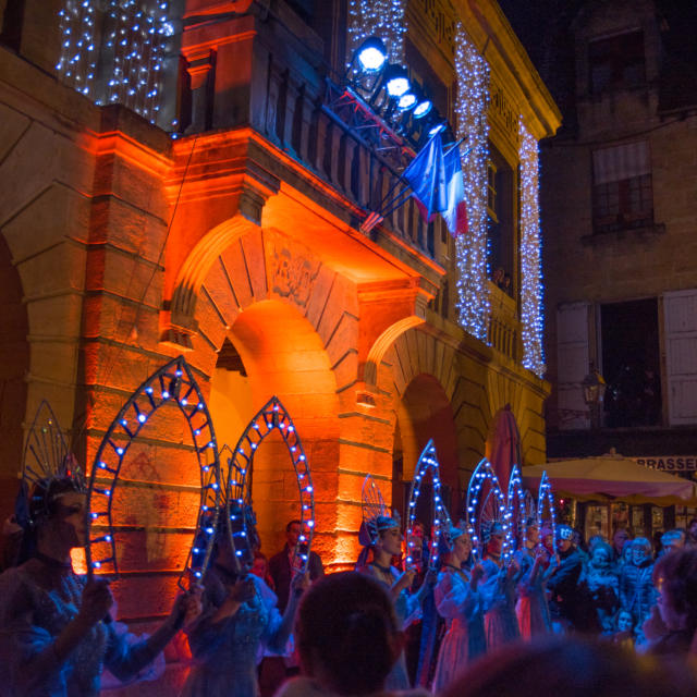 le Père Noël au Marché de Noël de Sarlat