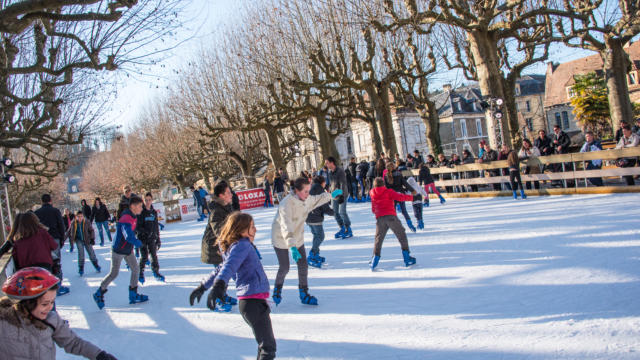 Patinoire du Marché de Noël de Sarlat