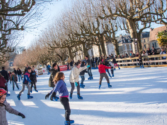 Patinoire du Marché de Noël de Sarlat