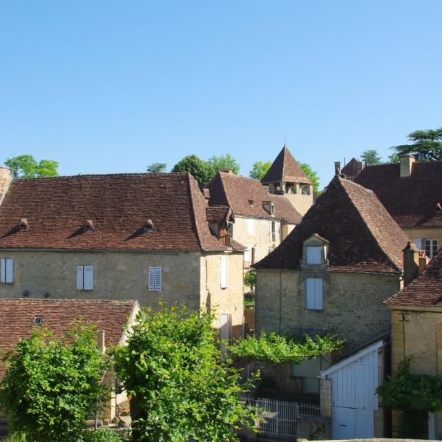 Vue sur les toits de Limeuil