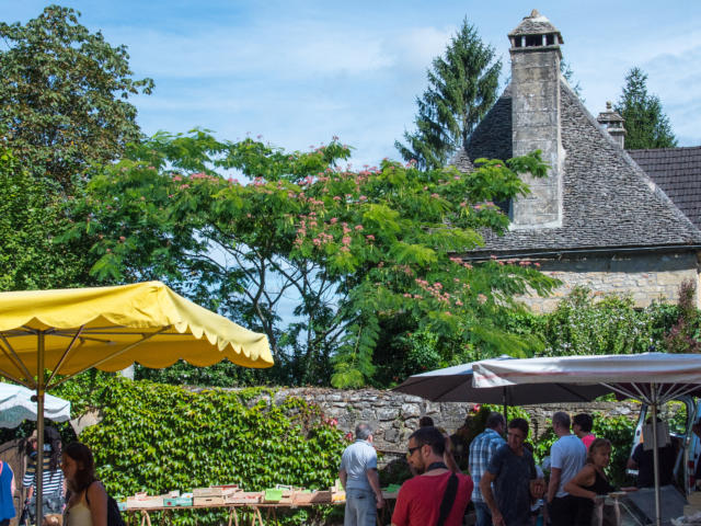 Marché de Marquay, proche de Sarlat