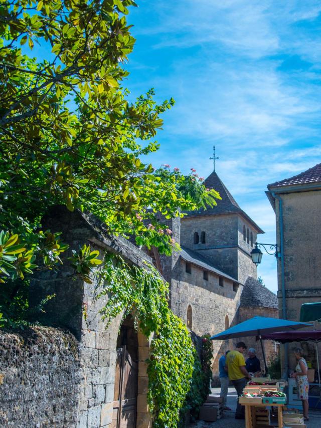 Marché des producteurs de pays de Marquay, proche de Sarlat