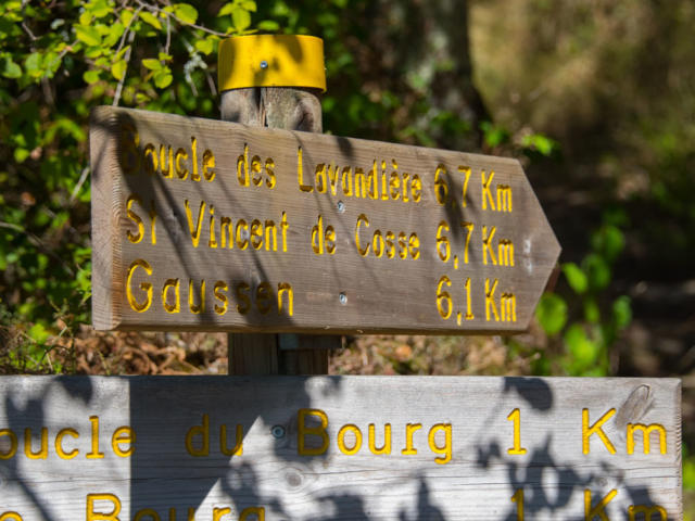 Chemins de randonnée à Saint Vincent De Cosse