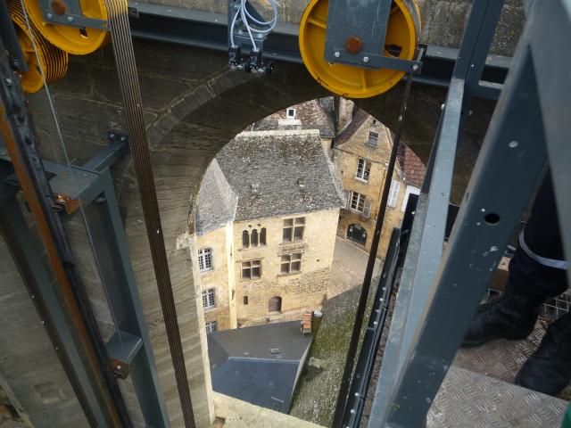 Ascenseur panoramique de Sarlat