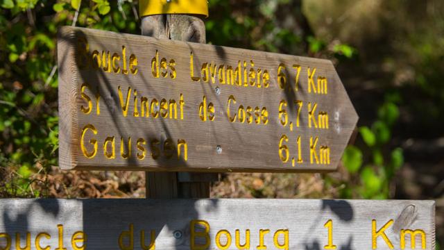 Chemins de randonnée à Saint Vincent De Cosse