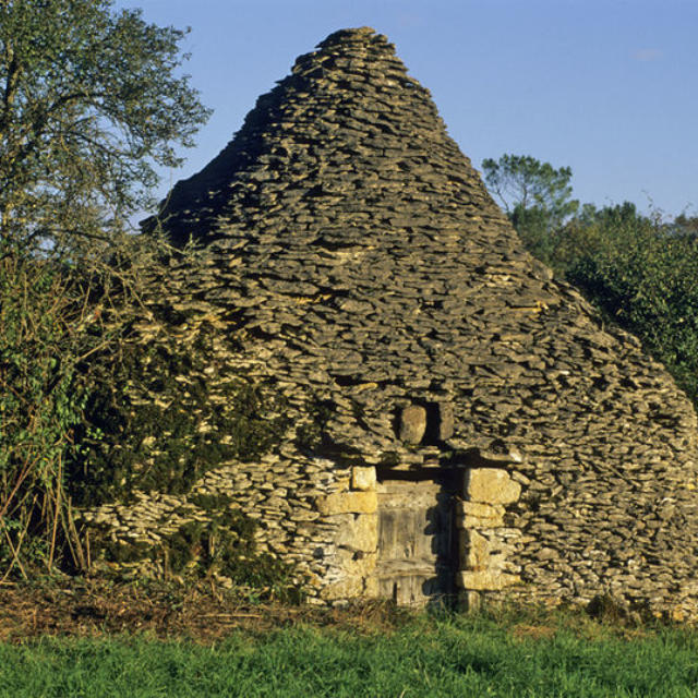 Cabane de pierrres seches - borie - Saint Vincent le Paluel