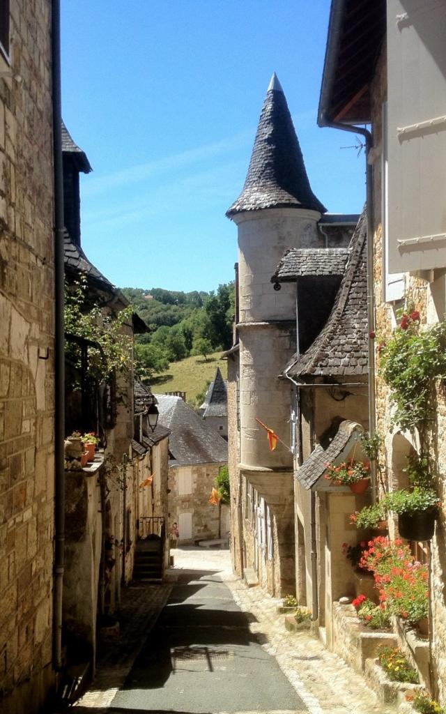 Rue du village de Turenne, près de Brive