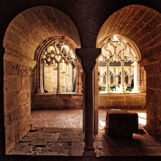 Cloitre de l'abbaye de Cadouin