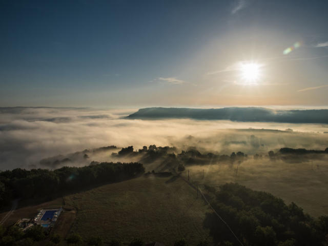 PAysage de Dordogne sous le Soleil