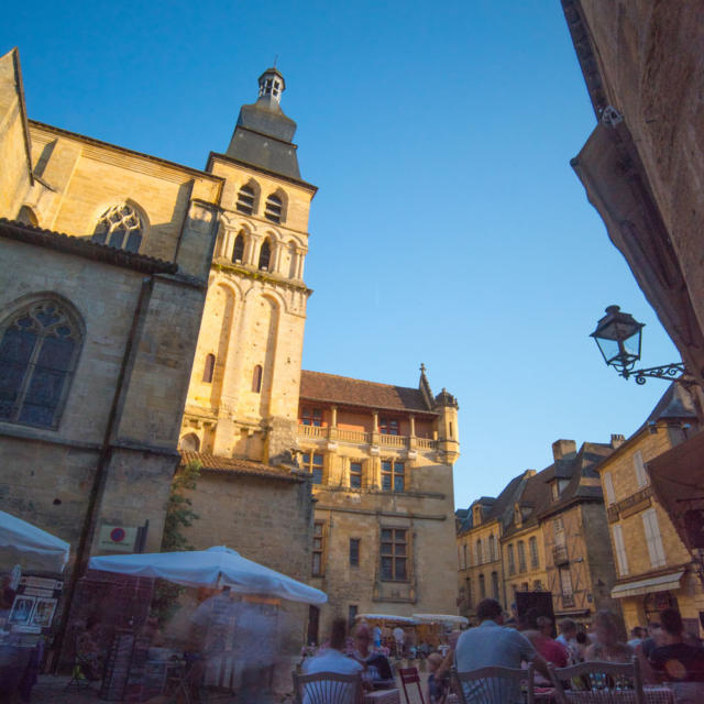 La cathédrale de Sarlat et l'ancien évêché