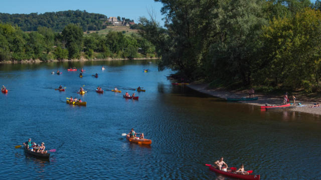 Canoe sur la Dordogne