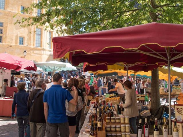 Journée groupe Sarlat et son marché.