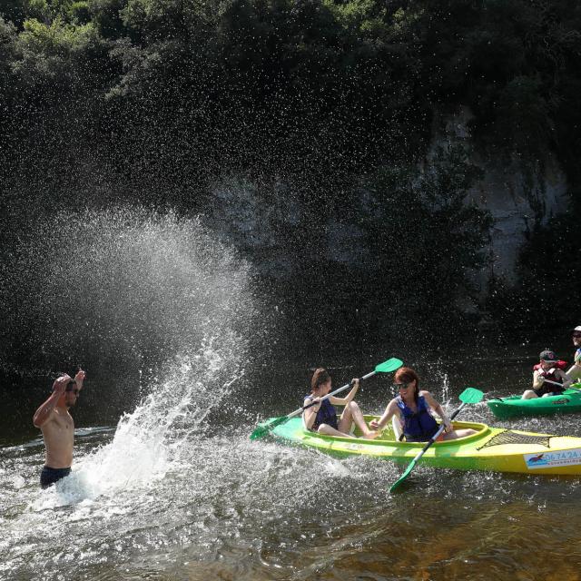 Descente en canoë sur la Dordogne