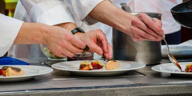 Démonstrations de cuisine - Fête de la truffe à Sarlat