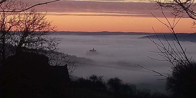 Vue depuis l’église de Cazenac