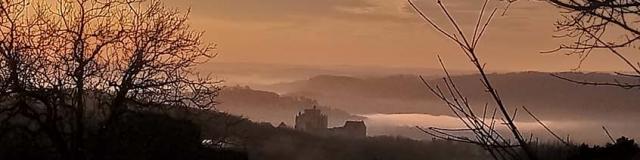 Vue depuis l’église de Cazenac