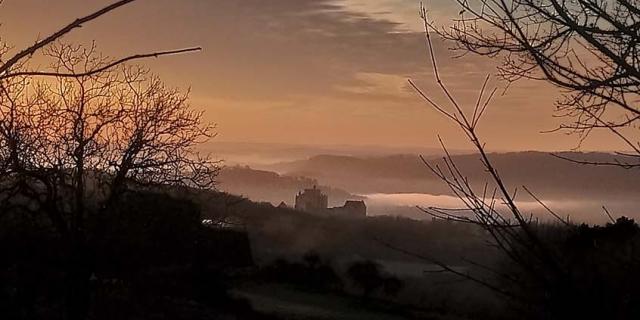 Vue depuis l’église de Cazenac