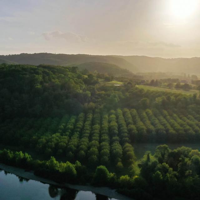 coucher de soleil dordogne