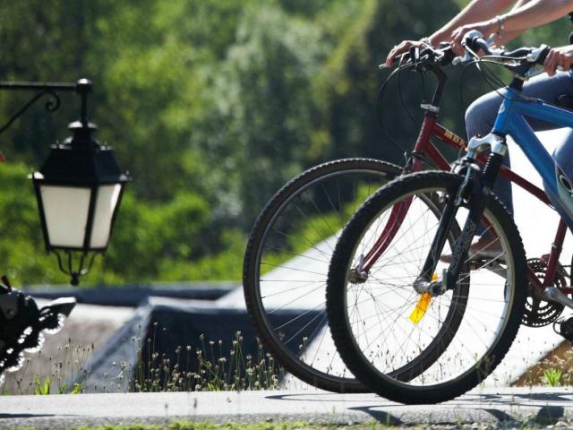 Randonnée à vélo voie verte