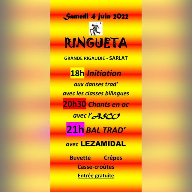 Ringueta Programme Samedi